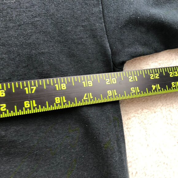 Gildan Men T-Shirt Large Short Sleeve Dry Blend GoDaddy Graphic Black Tee Casual - Picture 5 of 11